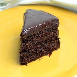 Belgian Dark Chocolate Slice Cake